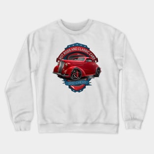 Hot Rods and Classic Cars Garage - 1937 Chevy Crewneck Sweatshirt